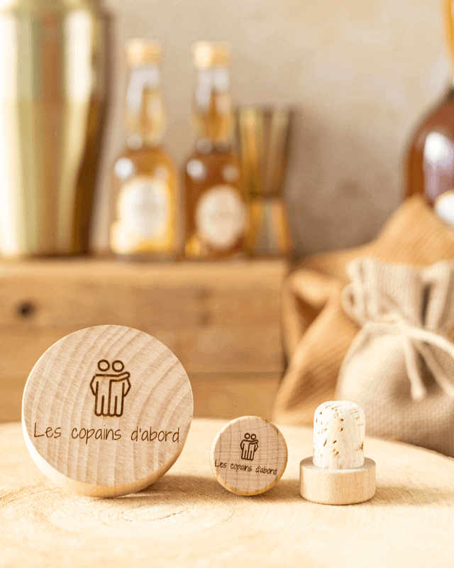 Décapsuleur Rond "Les Copains D'abord" - My Bambou