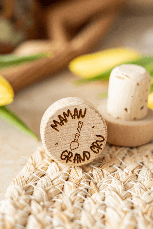 Bouchon Bouteille de Vin "Maman Grand Cru"
