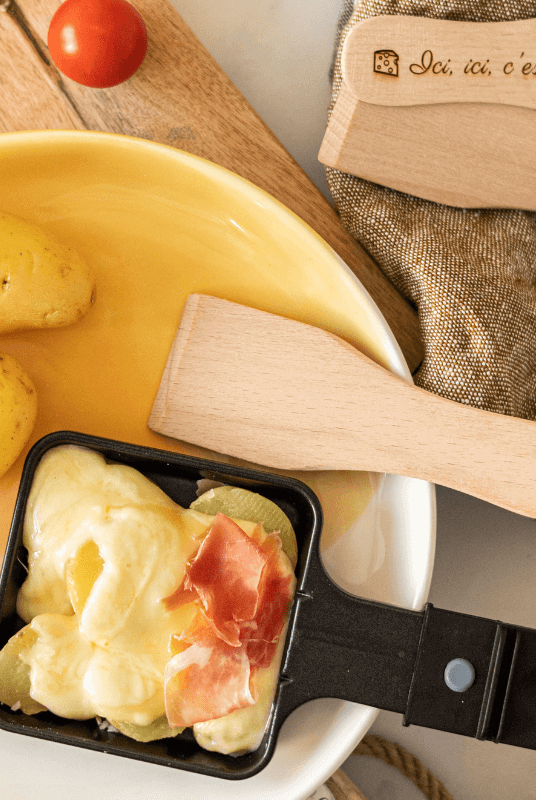 Spatule à Raclette Personnalisée en bois de hêtre - My Bambou