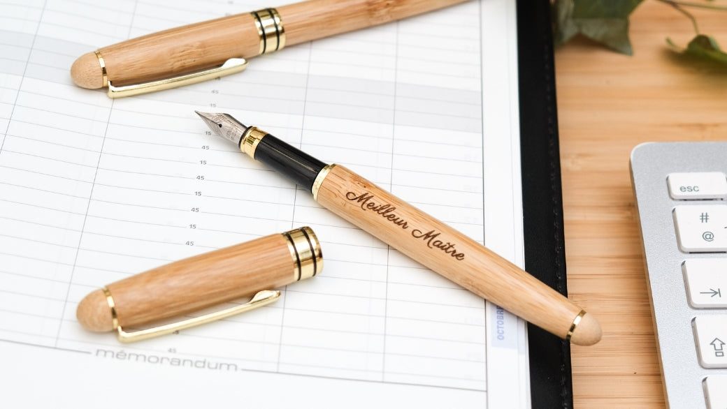 Pourquoi offrir un stylo en bambou personnalisé ?