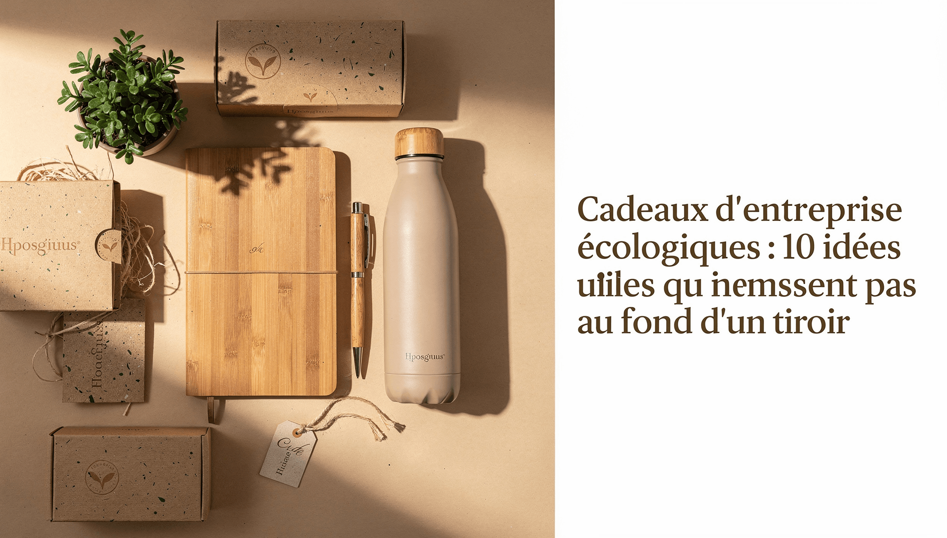 Cadeaux d’entreprise écologiques : 10 idées utiles qui ne finissent pas au fond d’un tiroir