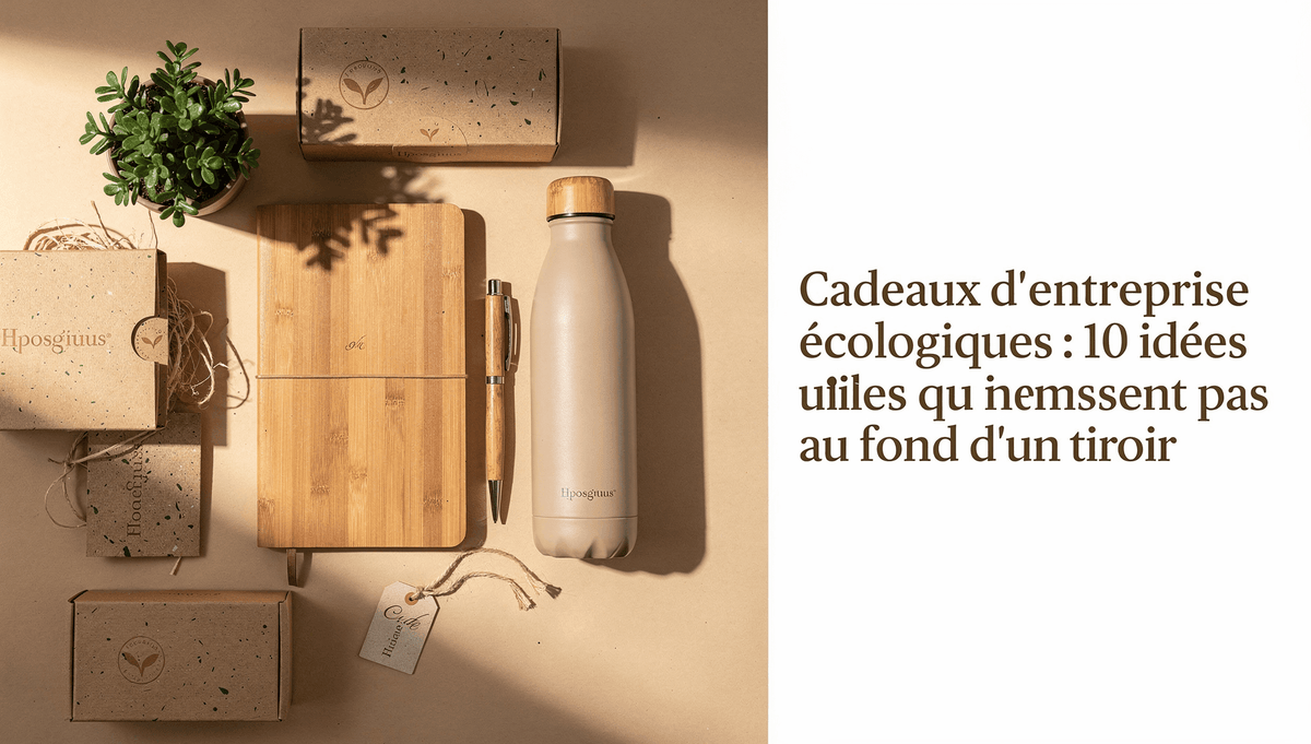 Cadeaux d’entreprise écologiques : 10 idées utiles qui ne finissent pas au fond d’un tiroir