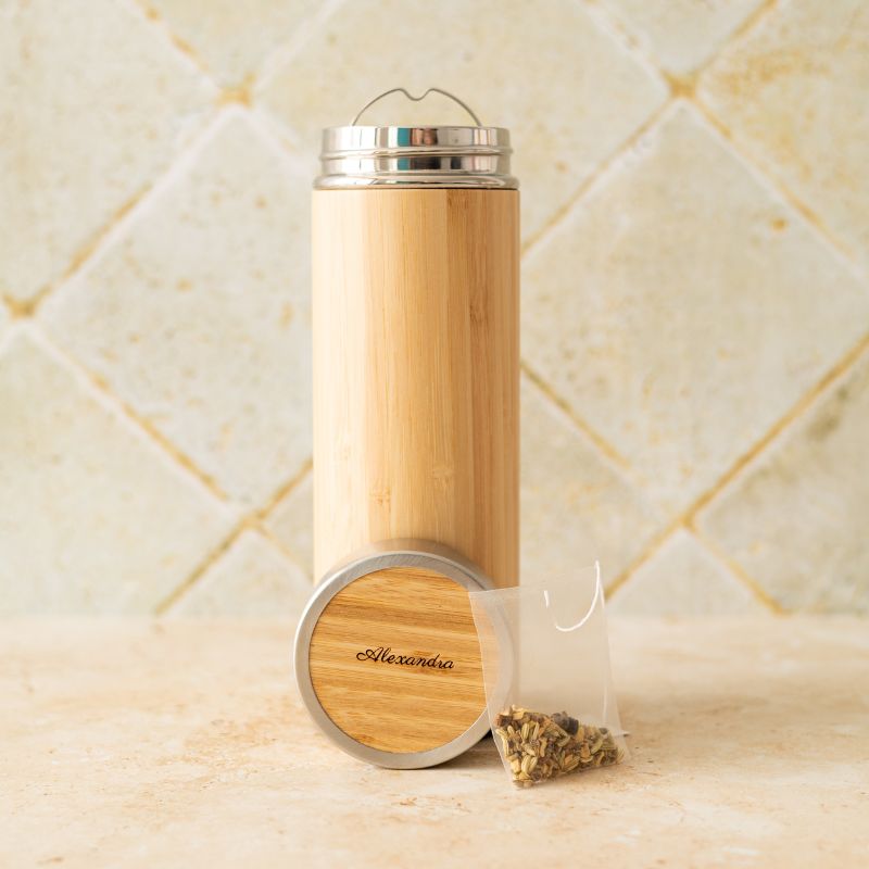 Gourde Isotherme Thermos à Personnaliser - My Bambou