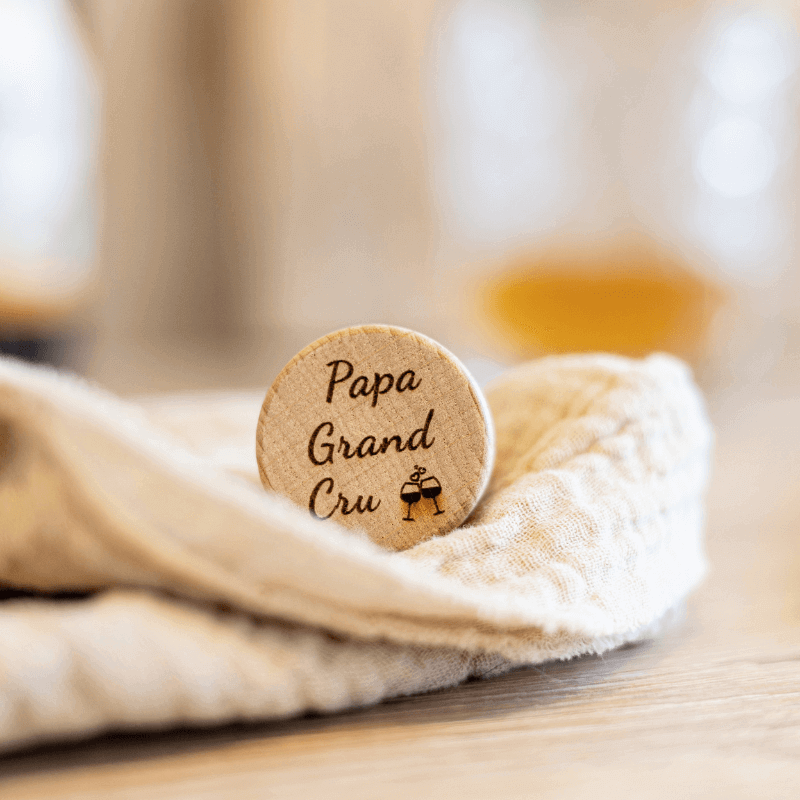 Bouchon Bouteille de Vin "Papa Grand Cru"