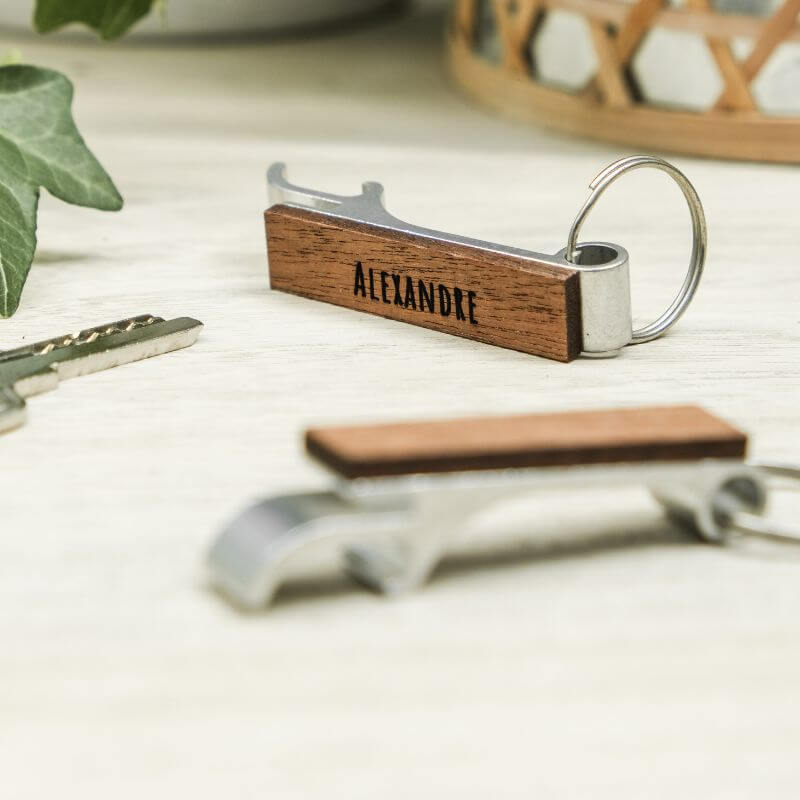 Porte-Clés Décapsuleur à Personnaliser - My Bambou 