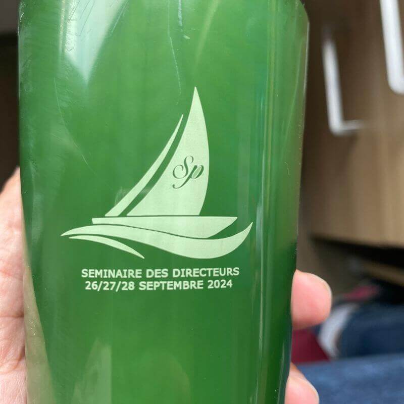 Eco Cup Compostable Vert à Personnaliser 