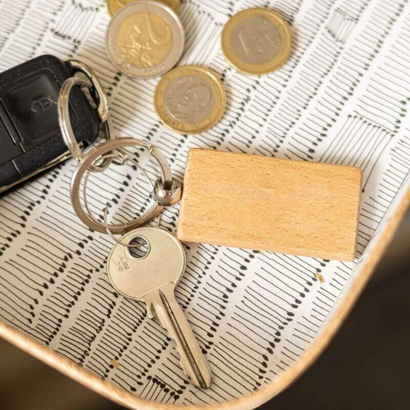 Porte-Clés à Personnaliser Rectangle - My Bambou