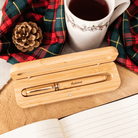 Stylo à Personnaliser avec Coffret en Bambou - My Bambou