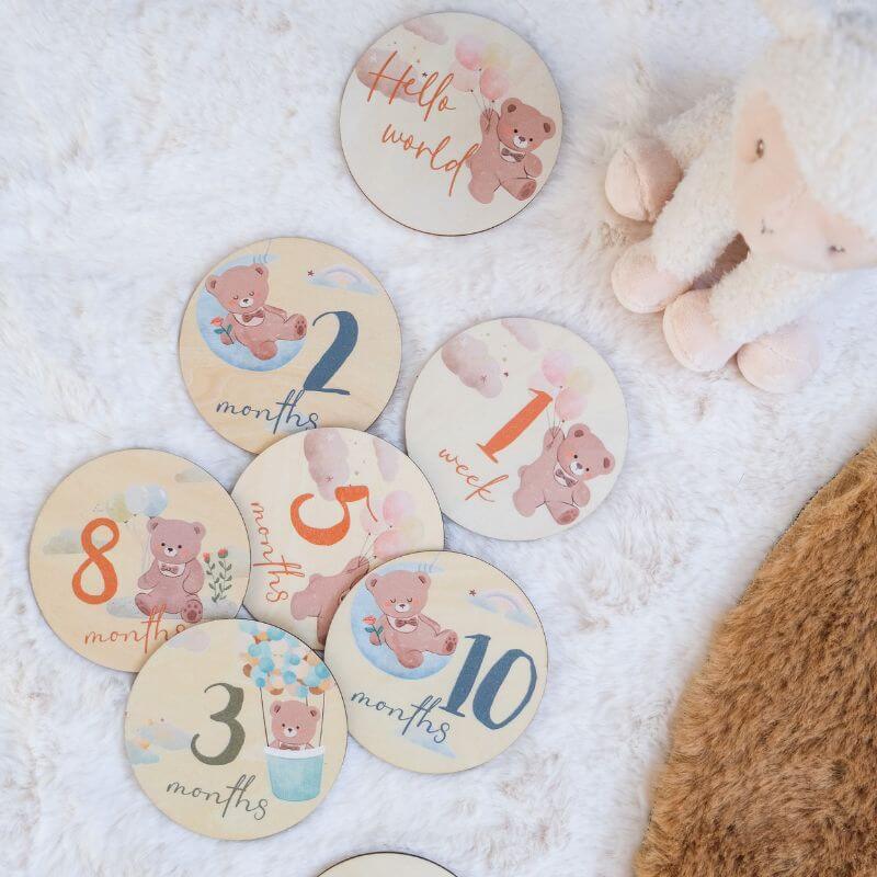 Cartes Mensuelles à Personnaliser pour Bébé - My Bambou