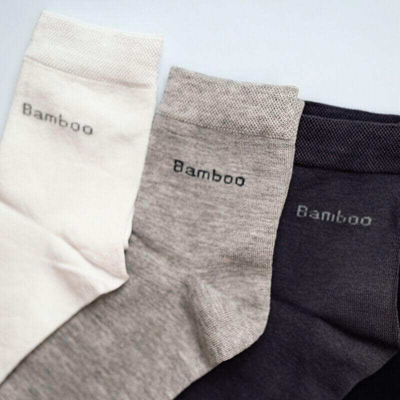 Lot de 5 Paires de Chaussettes Hautes - My Bambou, chaussettes en bambou confortables, éco-responsables.