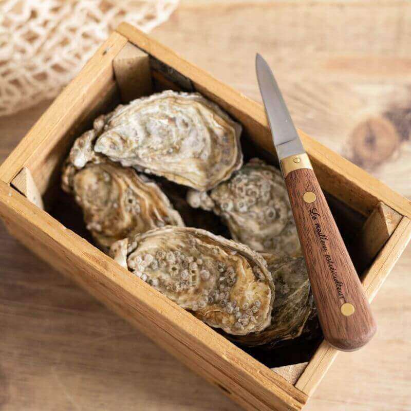 Couteau à Huîtres Personnalisable en Bois - My Bambou
