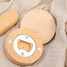 Décapsuleur Rond Personnalisé en Bois - My Bambou