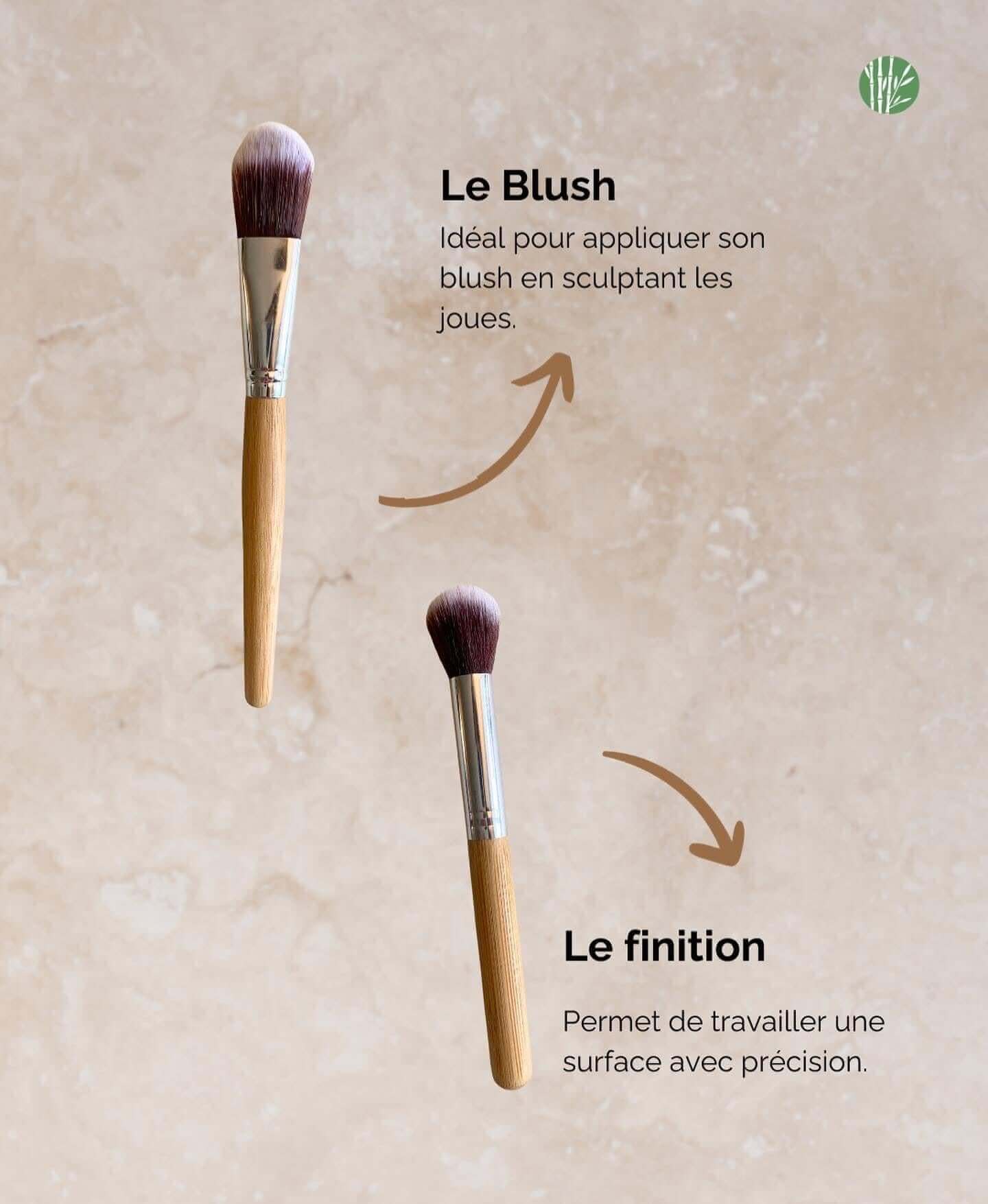 Pinceaux Maquillage Bambou (set de 11) - My Bambou