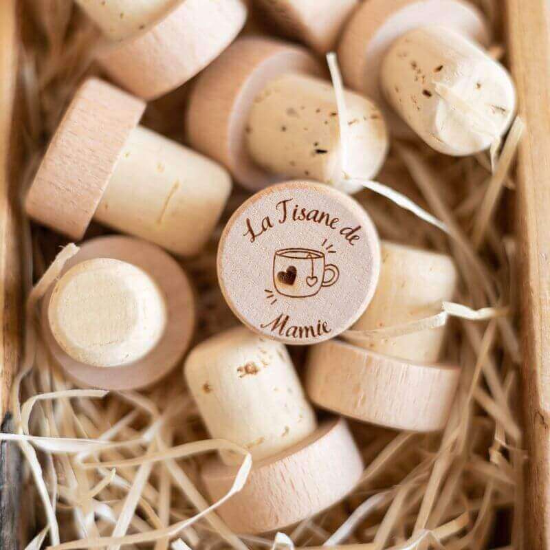Bouchon Bouteille de Vin Tisane de Mamie