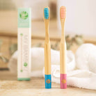Brosse à Dents Bambou Enfant Rose & Bleu - My Bambou