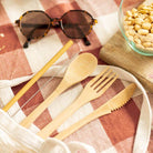 Set Couverts Bambou + Paille à Personnaliser- My Bambou