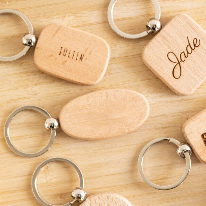 Porte-Clés Personnalisable Ovale - My Bambou