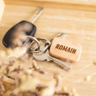 Porte-Clés Bois à Personnaliser Rectangle Arrondi - My Bambou