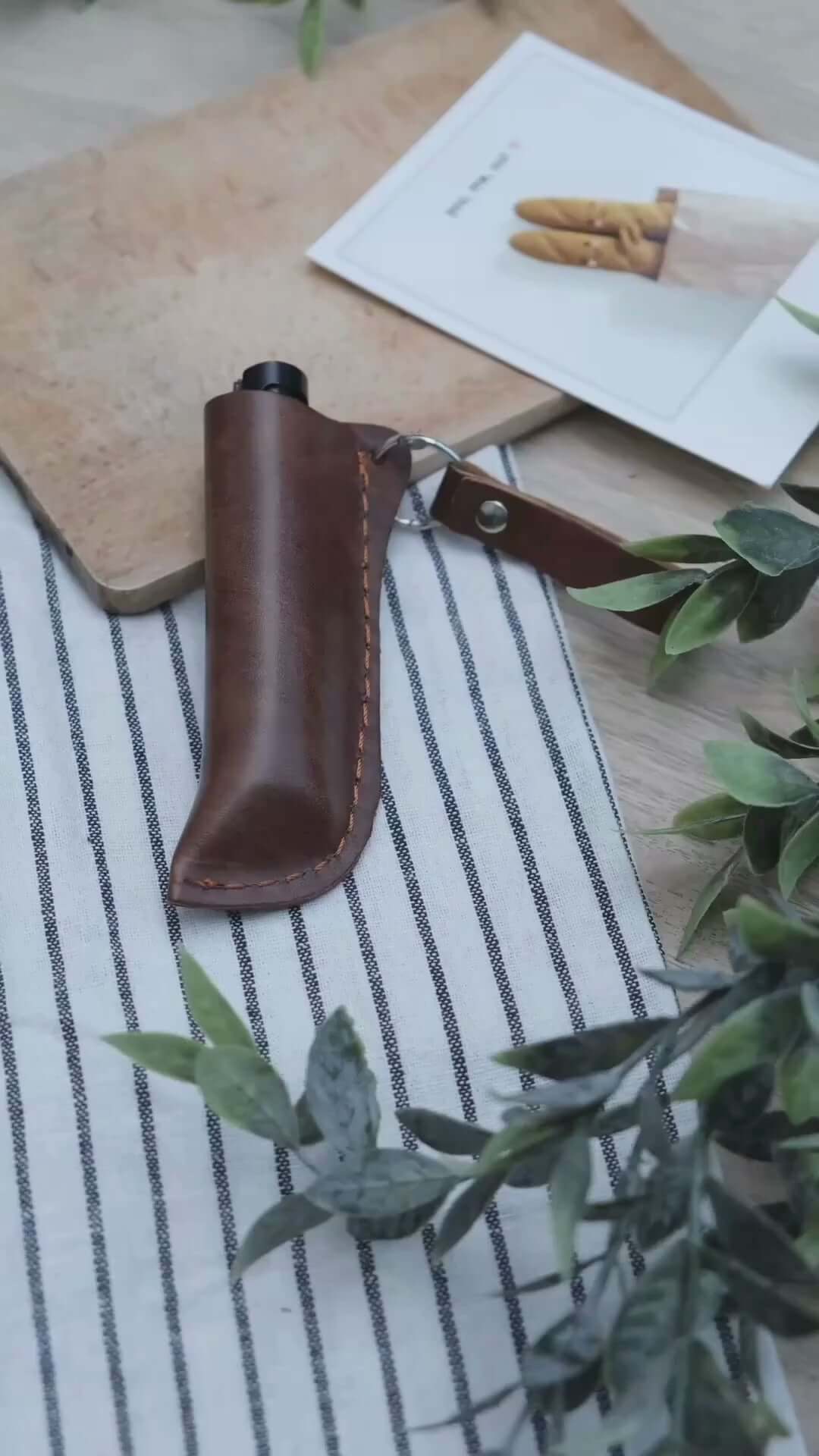 Couteau Pliable à Personnaliser avec Étui - My Bambou