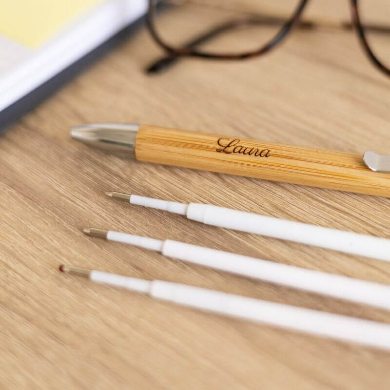 Recharge Stylo Personnalisé (Lot de 3) - My Bambou