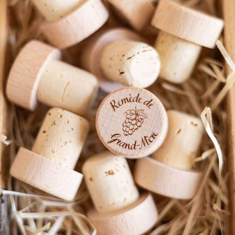 Bouchon Bouteille de Vin Remède de Grand-Mère