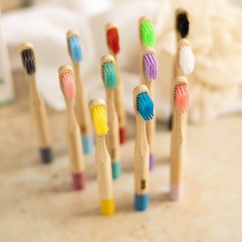 Brosse à Dents Bambou Enfant Personnalisable Poils Souples