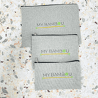 Pochette en Coton Recyclé Gris Galet - My Bambou - My Bambou