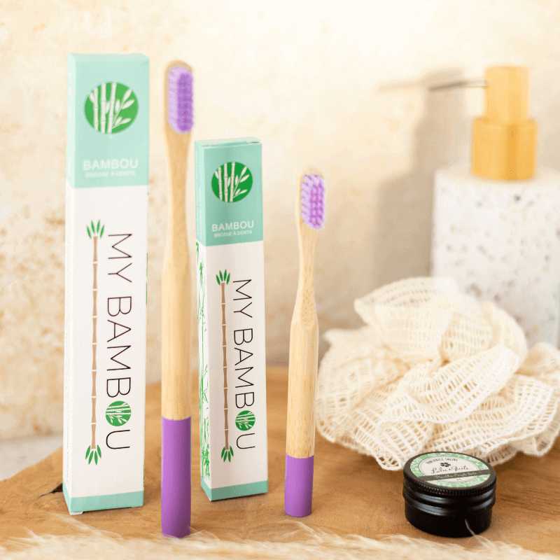 Brosse à Dents Bambou Enfant Personnalisable Poils Souples - My Bambou 