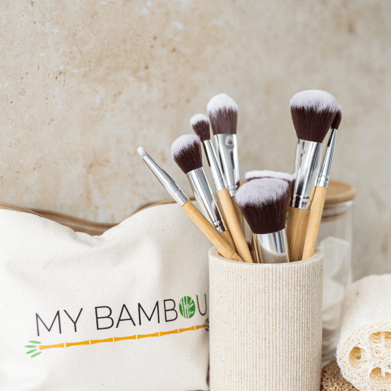Pinceaux Maquillage Bambou (set de 6 ou 11) - My Bambou - My Bambou