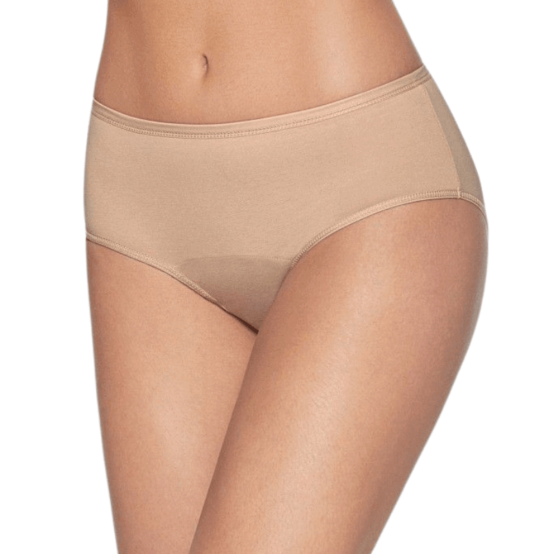 3 Culottes Menstruelles Taille Haute Noir ou Chair - My Bambou - My Bambou