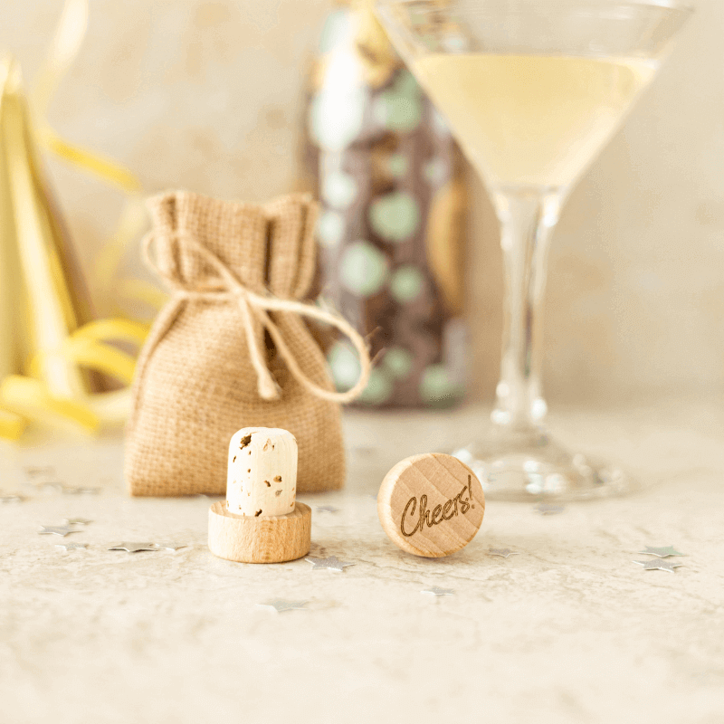 Bouchon Bouteille de Vin "Cheers"