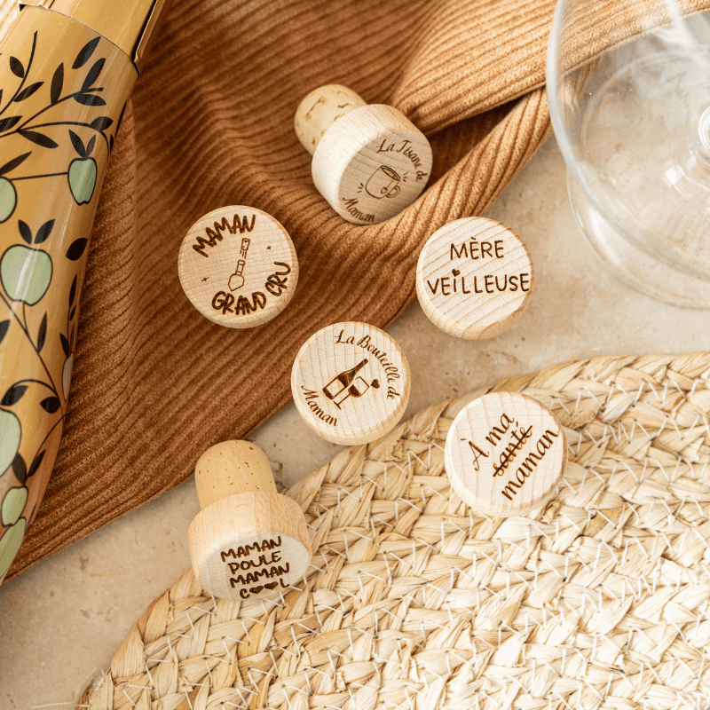 Bouchon Bouteille de Vin "Maman Grand Cru"