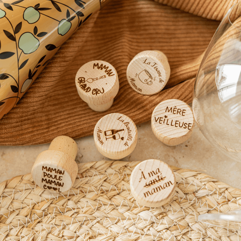 Bouchon Bouteille de Vin "Mère-Veilleuse" 