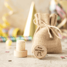 Bouchon Bouteille de Vin "Happy Birthday"