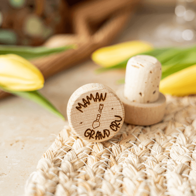 Bouchon Bouteille de Vin "Maman Grand Cru"