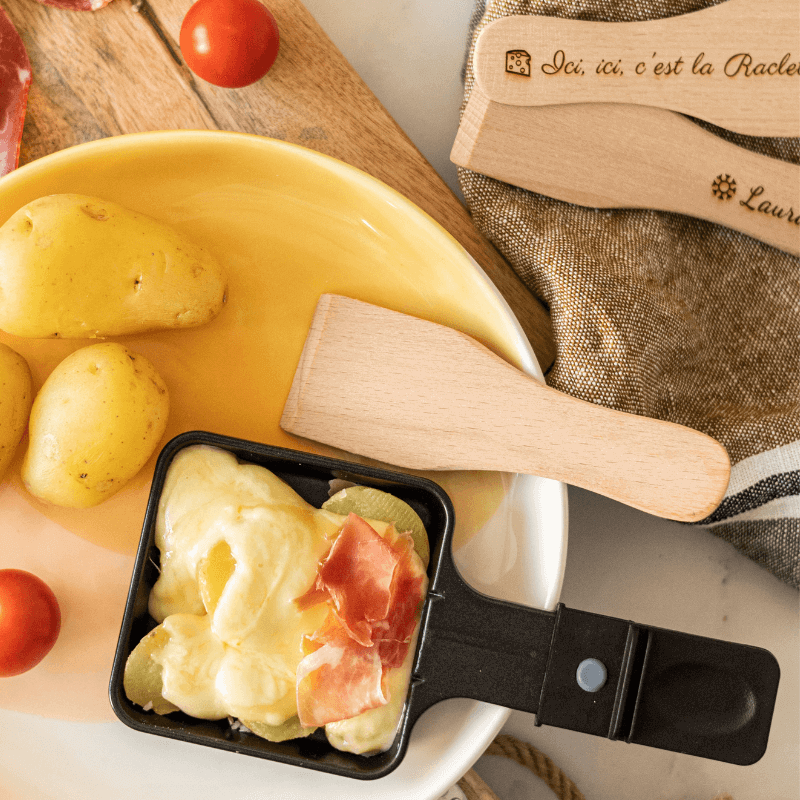 Spatule bois Raclette personnalisée -  Canada
